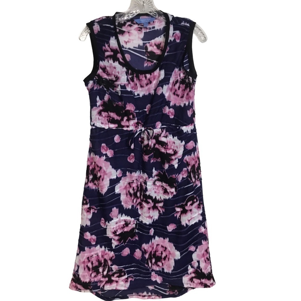 Simply Vera Wang Floral Dress with Tie Waist Size S